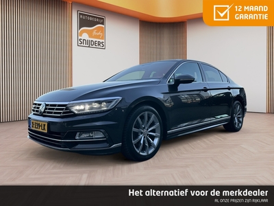 VOLKSWAGEN PASSAT 1.5 TSI DSG R-LINE Highline Business - 12 MND GARANTIE | Navi | APP | Leer + Massage | Stoelverw. | PDC Camera -RIJKLAAR