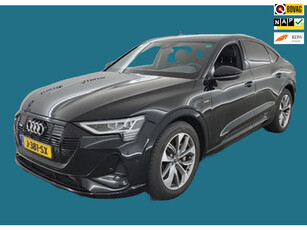 Audi E-tron Sportback 55 Quattro |S-LINE|BLACK-LINE|LEDER|PANO|ACC|CAMERA|CARPLAY|STOELVERW.|NL-AUTO|1e EIG.|