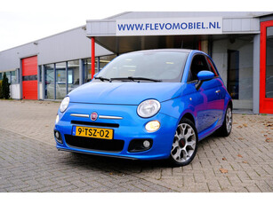 Fiat 500 0.9 TwinAir Turbo 500S Pano|Half Leder|Sportstoelen|LMV