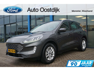 Ford Kuga 2.5 PHEV Titanium 225PK Afneembare Trekhaak Winterpack Cruise Navi Climate Camera Parkeersensoren Keyless *1500kg Trekgewicht*