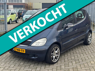 Mercedes-Benz A-klasse 160 Elegance Lang 5 deurs! KMST NAP! Airco l Cruise l Elek pakket l LMV! Keurig netjes inruil koopje!