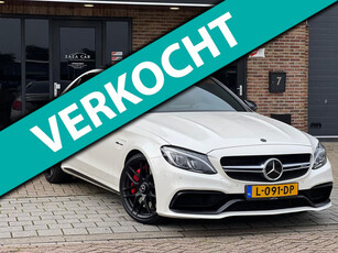 Mercedes-Benz C-klasse C63S AMG S 2017 4.0 V8 Dealer onderhouden Parelmoer Wit EX BTW