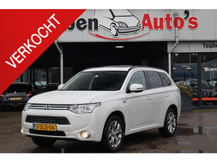 Mitsubishi Outlander 2.0 PHEV Instyle Navigatie, Trekhaak, Schuif- kanteldak, Lederen interieur, Stoelverwarming