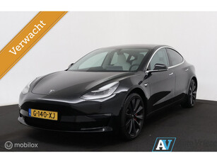 Tesla Model 3 Performance AWD 75 kWh, Wit Leder, NAP, Carbon