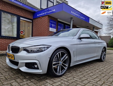 BMW 4-serie Cabrio 420i High Executive M-Sport HUD Stuurwielverwarmer Flippers Adaptief LED Surround View Camera Keyless