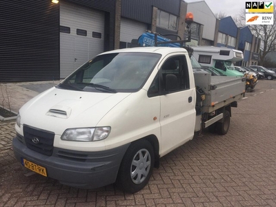 Hyundai H 200 2.5 TCI LWB aluminium kipper + kraan