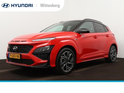 HYUNDAI KONA 1.0 T-GDI N LINE | NAVI | CLIMA | CRUISE | CAMERA | KEYLESS | HUD | LMVELGEN | FABRIEKSGARANTIE GELDIG T/M 6-2027! |