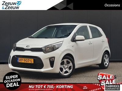 KIA PICANTO 1.0 EconomyPlusLine Dealer onderhouden | Airco | Bluetooth | Fabrieksgarantie t/m 10-01-2025 | NAP