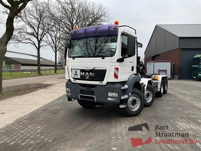 MAN TGS 35.440 8x4 BB handgeschakeld bladgeveerd met 30 ton