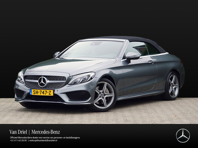 Mercedes-Benz C-Klasse Cabrio C 250 Cabriolet AMG line | Luchtvering Memory Trekhaak Dodehoek Leder