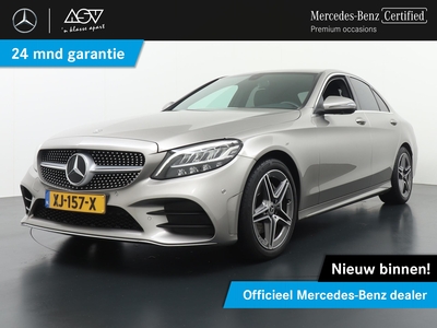 MERCEDES C-KLASSE 160 AMG Business Solution | Trekhaak | 360° Camera | Stoelverwarming voor | LED Koplampen | Climate Control