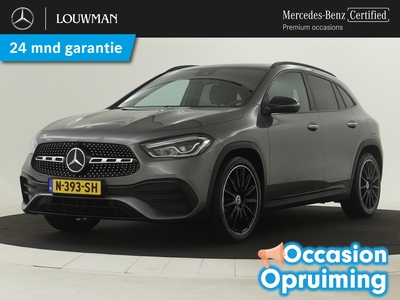 MERCEDES GLA-KLASSE 180 AMG Line | Multispaaks lichtmetalen velgen | MBUX wide screen | Navigatie | Parking support | Inclusief 24 maanden MB Certified garantie voor europa