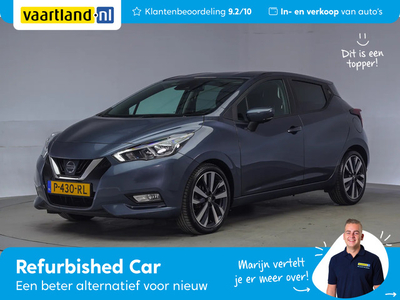 Nissan Micra 1.0 IG-T 101pk Tekna Automaat [ 360 Camera Stoelverwarming Clima ]