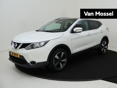 NISSAN QASHQAI 1.2 - 115PK Connect Edition Automaat | Navigatie | Cruise Control | Climate Control | Panoramadak | Parkeersensoren | 18 inch Velgen | Camera | Dakrails |