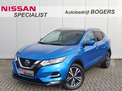 NISSAN QASHQAI 1.2 DIG-T N-Connecta Design Pack Navigatie, Panoramadak, Climate Control, Cruise Control, 360 Camera, 18