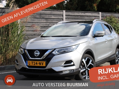 NISSAN QASHQAI 1.3 DIG-T 160PK Premium Edition DCT Automaat Navigatie, Panoramadak, Camera Rondom, Stoelen Verwarmd, Keyless Entry, Lederen bekleding