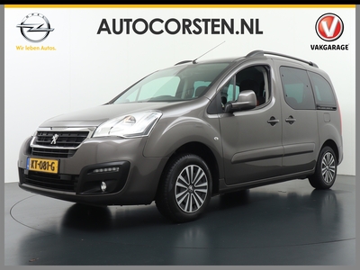 PEUGEOT PARTNER Tepee T 111pk Trekhaak 2xSchuifdeur CruiseControl Licht+Regensensor Led Mistl. Priv.Glass 2/3 deelbare bank Peugeot-Connect-Sound 1.2Turbo PureTech Active 205Nm/1750tpm 1300kg trekvermogen zij-airbags ESP Peugeot Dealer Onderhouden Nieuwe Model B-label...