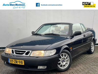 Saab 9-3 Cabrio 2.0 Turbo 154pk Automaat, SE uitv.,Clima,Stoelverwarming,Lmv,Windscherm