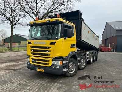 Scania G410 10x4 met gerïsoleerde asfalt kipper OT5093