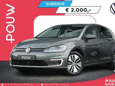 VOLKSWAGEN GOLF e-Golf 136pk E-DITION | Warmtepomp | Navigatie | Stoelverwarming