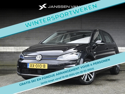 VOLKSWAGEN GOLF e-Golf / Leder / Sportstoel / Virtual / Warmtepomp / Subsidie €2.000