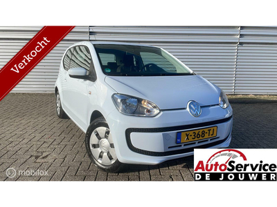 Volkswagen Up! 1.0 move up! licht blauw, 3-deurs,