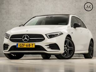 Mercedes-Benz A-Klasse 250 e AMG Sport 218Pk Automaat (SCHUIFDAK, GROOT NAVI, SFEERVERLICHTING, MEMORY SEATS, BURMESTER, CAMERA, LEDER/ALCANTARA, WIDE SCREEN, STOELVERWARMING, NIEUWE APK, NIEUWSTAAT)