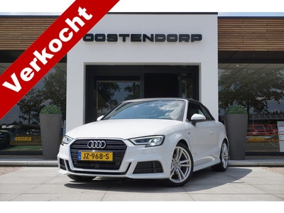 Audi A3 Cabriolet 1.4TFSI/150pk CoD S-Line Automaat|2017|Navi|Cruise+ACC|Clima|LED|PDC|Virtual Cockpit|18