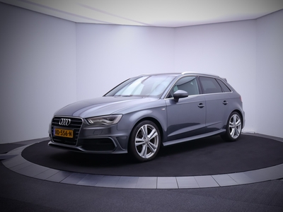 AUDI A3 Sportback 1.2TFSI S-LINE Ambition LED/NAVI/ADAPTIVE CRUISE/SPORTSTOELEN/HALF LEDER/STOELVERW./DAB+/PDC V+A/LMV 18''