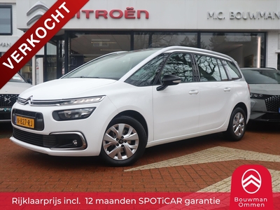 CITROEN C4 SPACETOURER Grand PureTech 130PK S&S H6 Feel 7pers., Rijklaarprijs | Navigatie | DAB+ | Lichtmetalen wielen