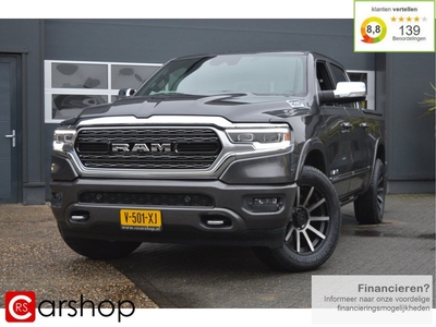 Dodge Ram 1500 5.7 V8 4x4 Crew Cab Limited | 200 liter gastank | Luchtvering | Carplay | Nieuwstaat | Slechts 63.459km | Financiering mogelijk!