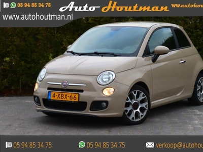 Fiat 500 0.9 TwinAir Turbo 500S AIRCO|LEDER|PDC|TRHK|LMV|1e EIGENAAR