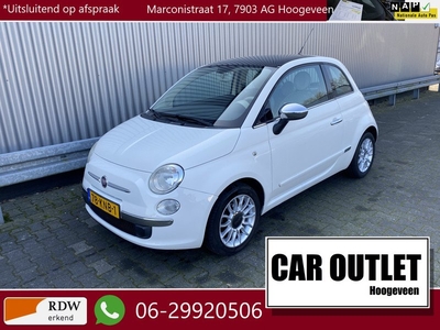 Fiat 500 1.2 Lounge 158Dkm.NAP, AUTOMAAT, Pano, A/C, LM, z.g.a.n. APK – Inruil Mogelijk –