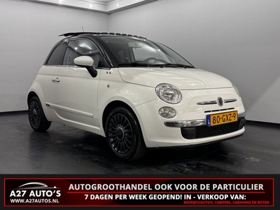 Fiat 500 1.2 Lounge Pano, Navi, Clima, Mistlamp