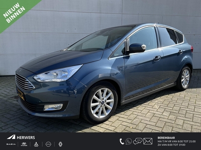 FORD C-MAX 1.5 Titanium / Achteruitrijcamera / Climate & Cruise Control / Keyless / Navigatie / Trekhaak elektrisch wegklapbaar / 1.500 KG Trekgewicht /