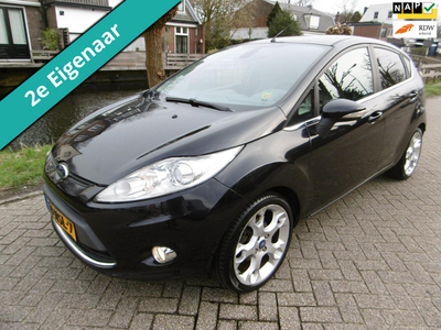 Ford Fiesta 1.6 Titanium 120pk 5-deurs Leder Clima Cruise Trekhaak 2e eig