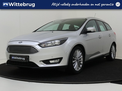 Ford FOCUS Wagon 1.0 Titanium | Navigatie | Climate Control | Parkeer sensor voor en achter .