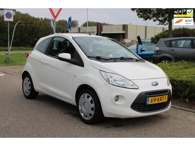 Ford Ka 1.2 TITANIUM-uitv/AIRCONDITIONING/STUURBEKRACHTIGING/AUX/nwe APK+ONDERHOUDSBEURT/NAP/ONDERHOUDSHISTORIE BEKEND/ZEER ZUINIG