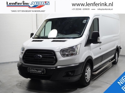 Ford Transit 2.0 TDCi 130pk L3H2 Trend Airco, Camera achter Cruise Control, 270 Graden Deuren, PDC V+A, Sidebars, APK 11-2024