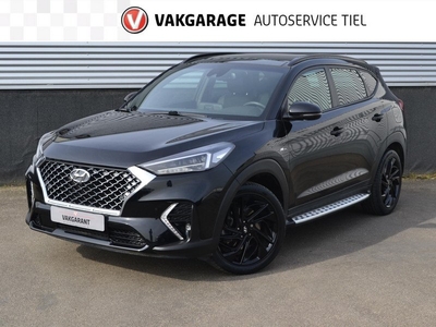 Hyundai Tucson 1.6 T-GDI N-Line Black-Line 177PK Automaat, Panoramadak, Unieke Auto, Treeplanken, Camera, LED, Krell Audio