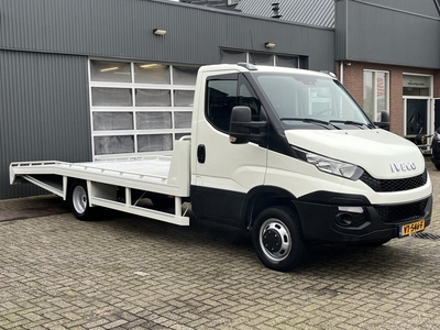 Iveco Daily 40C15 3.0 410 Autotransporter Tijhof 514 cm laadbaklengte Airco Cruise controle 3500kg Trekhaak 1205kg Laadvermogen Autoambulance Transporter Oprijwagen Autotransport Afsleper Bergingswagen Euro 5