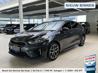 Kia ProCeed 1.5 T-GDI GT-Line NL AUTO / AUTOMAAT / TREKHAAK / ADAPTIVE CRUISE CONTROL / STOEL&STUUR VERWARMING / APPLE CARPLAY&ANDROID AUTO / ACHTERUITRIJCAMERA / LANE ASSIST / HALF-LEDER / NAV