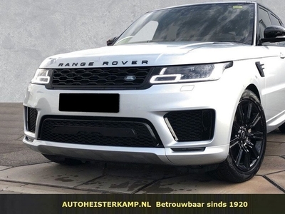 Land Rover Range Rover Sport D300 HSE Dynamic Grijs Kenteken PANORAMADAK LUCHTVERING TREKHAAK 21 INCH BLACK PACK