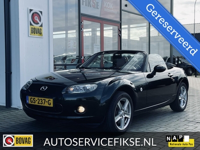 MAZDA MX-5 1.8 EXCLUSIVE | AIRCO | CREME LEER | STOELVERW.|