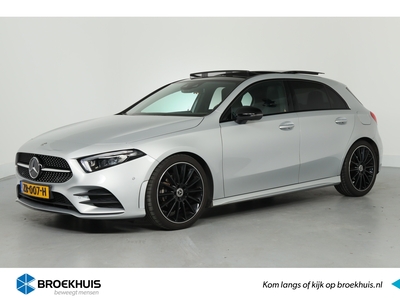 MERCEDES A-KLASSE 180 Premium Plus | 1e Eigenaar! | Dealer Onderhouden! | Open Dak | Sfeer Verlichting | Wide-Screen | Sportstoelen | LED | Memoryzetels | 360 Camera | Keyless | BLIS