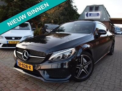 Mercedes-Benz C-klasse Coupé 180 Prestige AMG AUTOM/AIRCO-ECC/NAVI/CRUISE/PANO DAK/BURM/XENON/PDC V+A/BLUETOOTH/LMW 18