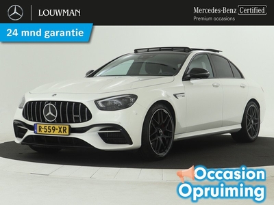 Mercedes-Benz E-Klasse 63 S AMG 4MATIC+ | V8 | 612pk | Multibeam | Stoelventilatie/-verwarming | Panoramdak | Burmester | Inclusief 24 maanden MB Certified garantie voor Europa.