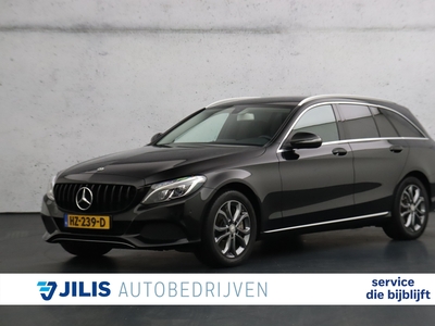 MERCEDES C-KLASSE Estate 350 e | Leder | Camera | Luchtvering | LED | Navigatie | Stoelverwarming | Isofix