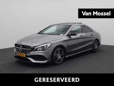 MERCEDES CLA-KLASSE 180 | AMG PAKKET | PANORAMADAK | ACHTERUITRIJCAMERA | NAVIGATIE | LED VERLICHTING | PARKEERSENSOREN | STOELVERWARMING |