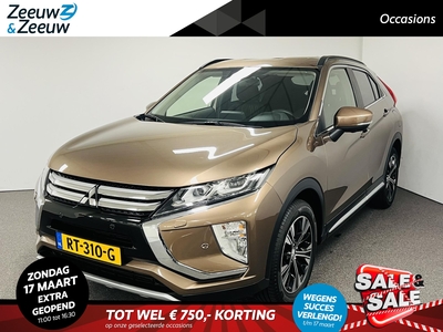 MITSUBISHI ECLIPSE CROSS 1.5 DI-T First Edition Navi airco camera parkeersensoren headup display stoelverwarming cruise controle apple carplay android auto hoge instap pas 32000 km dealer onderhouden